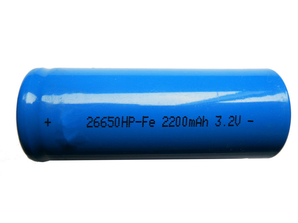 পাওয়ার সরঞ্জাম 3.2V নলাকার লিথিয়াম LiFePO4 সেল, 6000mAh লিথিয়াম ব্যাটারি