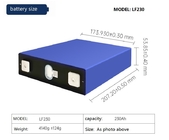3.65V 230Ah Solar Lifepo4 ব্যাটারি লং সাইকেল লাইফ IEC CB MSDS সার্টিফিকেশন