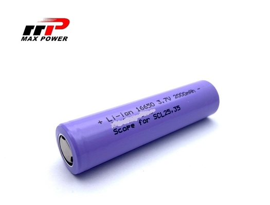 Li16650C 3.7 V 2000mah লিথিয়াম আয়ন রিচার্জেবল ব্যাটারি সেল OEM পরিষেবা সিই UL CB