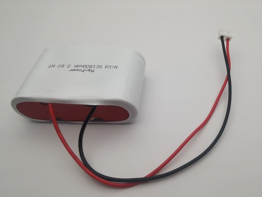 Maxpower NiCd 3.6V SC1800mAh রিচার্জযোগ্য ব্যাটারি জরুরী আলো NICD ব্যাটারি
