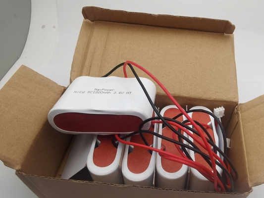 Maxpower NiCd 3.6V SC1800mAh রিচার্জযোগ্য ব্যাটারি জরুরী আলো NICD ব্যাটারি