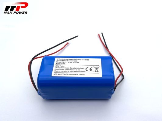 14.4V 18650 3500mAH লিথিয়াম আয়ন ব্যাটারি প্যাক পরিষ্কার রোবট ভ্যাকুয়াম ক্লিনার জন্য