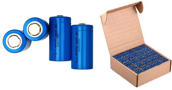 16340 3.7V 800mah 950mAh 1000mAh লিথিয়াম-আয়ন ব্যাটারি CR123A ফ্ল্যাশলাইট ফ্যান সিলিন্ডারিক লিথিয়াম-আয়ন ব্যাটারি