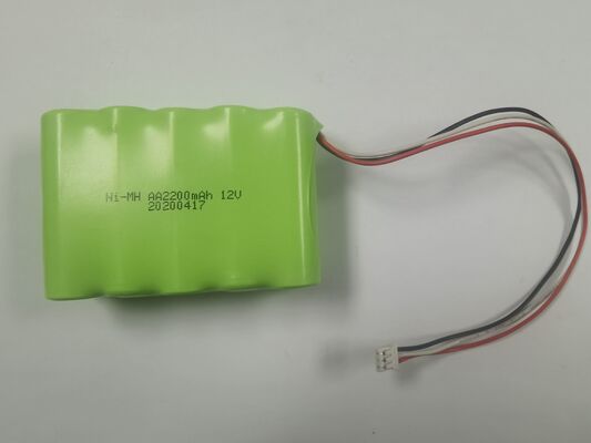 12V 2Ah NiMh ব্যাটারি প্যাক 12V 2200mAh জরুরী শক্তি সরবরাহ জরুরী ফিক্সচার ব্যাটারি প্যাক