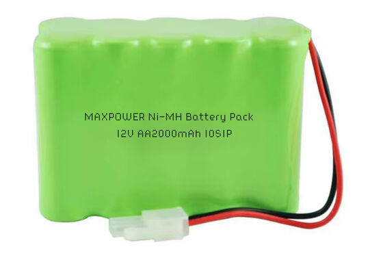 12V 2Ah NiMh ব্যাটারি প্যাক 12V 2200mAh জরুরী শক্তি সরবরাহ জরুরী ফিক্সচার ব্যাটারি প্যাক