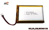 লং লাইফ সাইকেল হাই ক্যাপাসিটি পাওয়ার ব্যাংক লিথিয়াম পলিমার ব্যাটারি এমপি 115070 পি 5000 এমএএইচ 3.7V উল কেসি সিবি আইইসি 62133