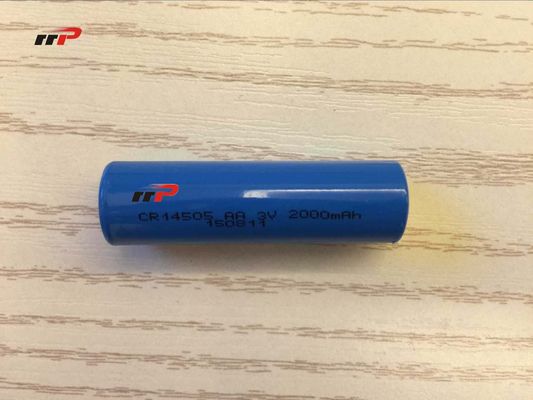 CR14505 লি- mno2 ব্যাটারি 2000mAh 3.0V প্রাথমিক লিথিয়াম ব্যাটারি UL সিই