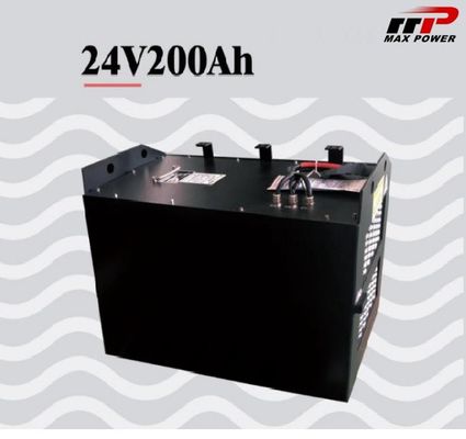 24V 200AH লিথিয়াম LiFePO4 ব্যাটারি ফর্কলিফট রিচার্জেবল ডিপ সাইকেল ব্যাটারি