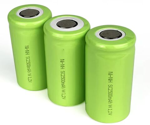 SC2500mAh 1.2V Ni-MH রিচার্জেবল ব্যাটারি 1000 চক্র দীর্ঘ জীবন এবং উচ্চ ক্ষমতা সহ