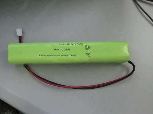 উচ্চ তাপমাত্রার জরুরী আলোর ব্যাটারি NIMH 18700 4000mAh 4.8 ভি