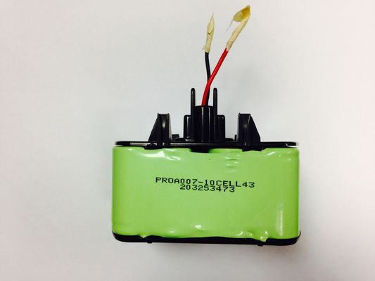 উচ্চ ভোল্টেজ 12V SC 3300mAh প্লাস্টিক হাউজিং সঙ্গে নিম ব্যাটারি প্যাক