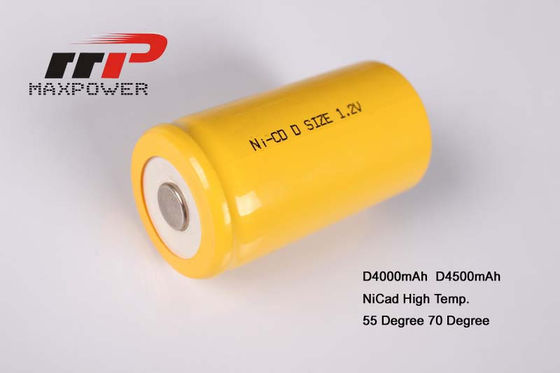 1.2v ঘোষক উপ সি NICAD ব্যাটারী D4500mAh, ফ্ল্যাট ব্যাটারি প্যাক