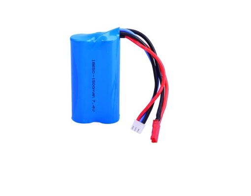 7.4V 18650 1500 এমএএইচ লিথিয়াম আয়ন রিচার্জেবল ব্যাটারি