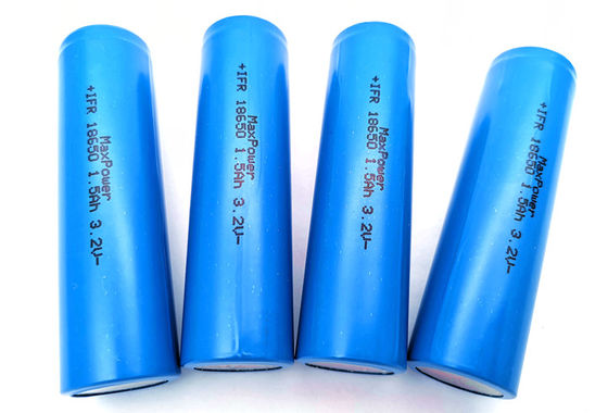 1 কেএইচজেড 3.2V 1500 এমএএইচ রিচার্জেবল LiFePO4 ব্যাটারি আইএফআর 18650 কেসি সিবি ইউল সহ জরুরী আলোতে