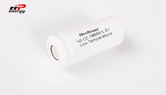 1.2V F8000mAh NiCd রিচার্জেবল ব্যাটারি উচ্চ ক্ষমতা কম তাপমাত্রার দীর্ঘ জীবন