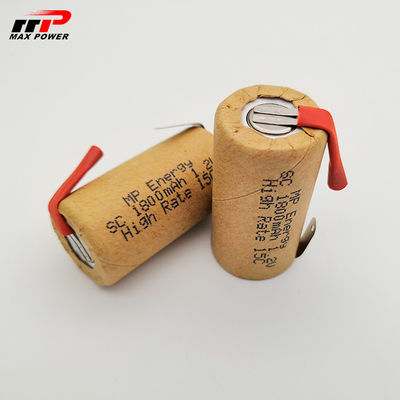 হাই পাওয়ার নিকাড সাব C NiCd রিচার্জেবল ব্যাটারি 1.2V 1800mAh